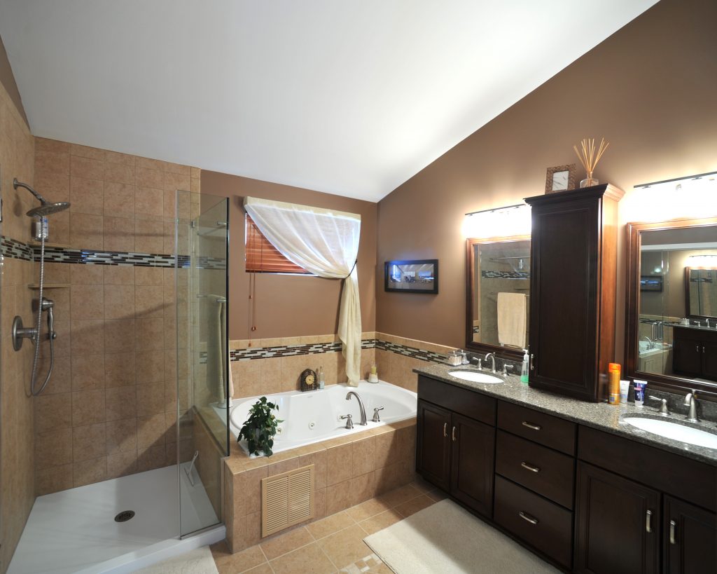 Newly remodeled bathroom