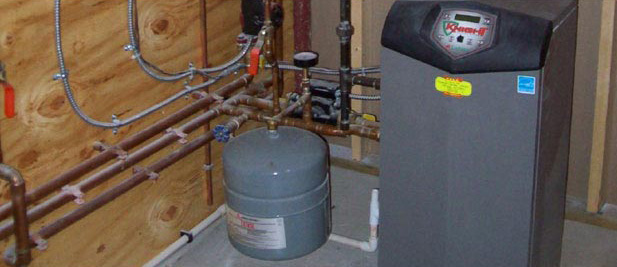 HVAC System and plumbing pipes