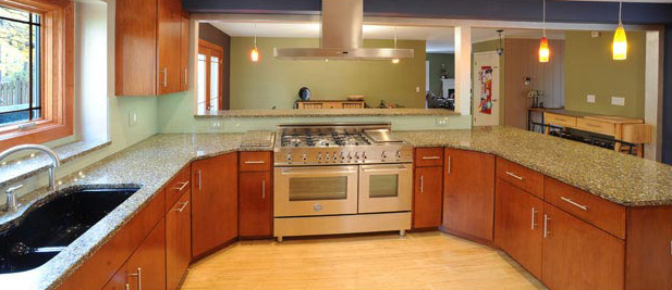 Newly remodeled kitchen