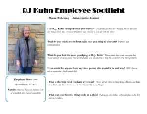 RJ Kuhn Employee Spotlight Graphic