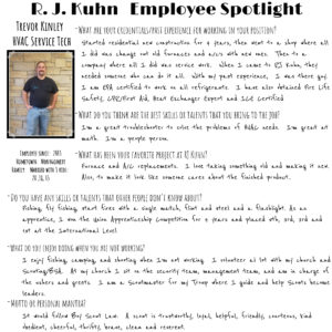 RJ Kuhn Employee Spotlight Graphic